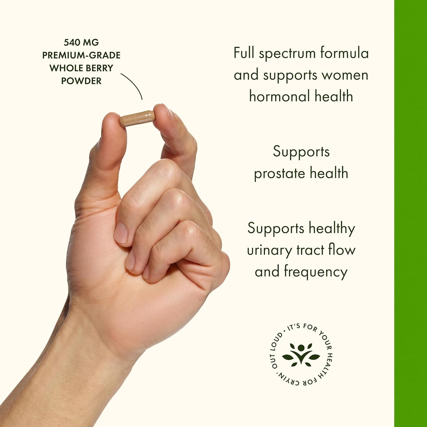 Saw Palmetto Herbal Supplement 540 Mg 250 Capsules